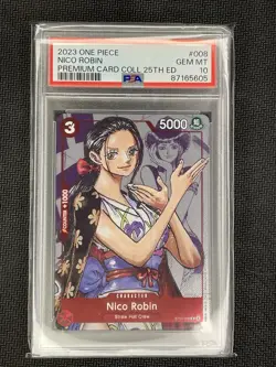 2023 One Piece Nico Robin Premium Card Collection PSA 10, #008 - Image 1
