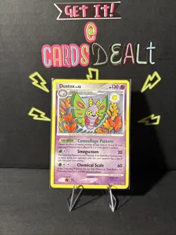 Dustox - 25/127 - Rare Platinum Pokemon Card Near Mint - Image 1