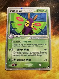 Pokemon Dustox ex Ultra Rare Legend Maker 86/92 Near Mint Card - Image 2