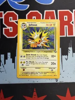 Pokemon TCG Jolteon Jungle Holo Card 4/64 Unlimited Rare, Lp - Image 1