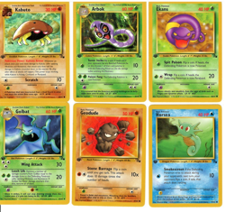 Pokemon 1st Edition FOSSIL 13 Card lot NM - Image 1
