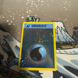 Pokemon Card - Water Energy (WotC 2002 Energize League Promo) Reverse Holo LP - Image 1