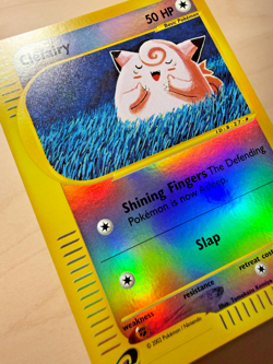 Pokemon Clefairy 2002 Expedition Base Set Reverse Holo Card 101/165 NM - Image 2