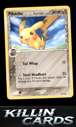Pikachu (Delta Species) 79/110 Pokemon Common Holon Phantoms Card LP - Image 1