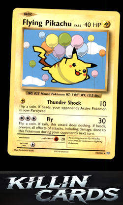 Flying Pikachu 110/108 Pokemon Secret Rare XY - Evolutions Card LP - Image 1
