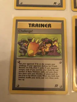 Lot Of 4 Team Rocket Set Pokemon Cards plus 1 energy card - Image 3