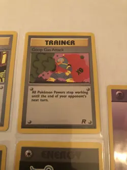 Lot Of 4 Team Rocket Set Pokemon Cards plus 1 energy card - Image 5