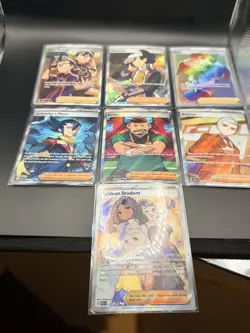 Pokemon Full Art Trainer Card Lot - Image 1