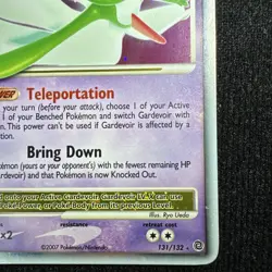 Pokemon Cards: Secret Wonders Rare Holo: Gardevoir Lv. X 131/132 NM - Image 3