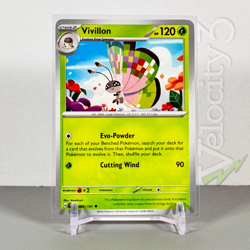 Pokemon TCG Card - Vivillon 7/191 Uncommon | 2024 Surging Sparks | NM/Mint - Image 1