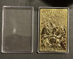 Pokemon Vintage 1999 23K Gold Plated Card Burger King CHARIZARD w/ Ball and Cert - Image 3