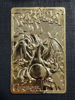 Pokemon Vintage 1999 23K Gold Plated Card Burger King CHARIZARD w/ Ball and Cert - Image 5