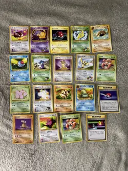 Pokemon Vintage Wizards Of The Coast Japanese Pocket Monsters Lot Of 34 Cards - Image 5