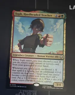 MTG - Toph,Hardheaded Teacher - Prerelease Foil - Avatar The Last Airbender - Image 1