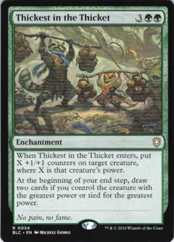 MTG Thickest in the Thicket (34) | NM | Commander: Bloomburrow {BLC} - Image 1