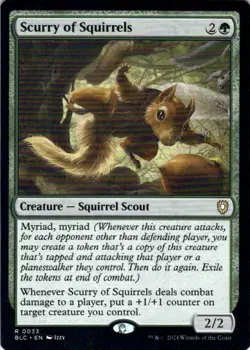 MTG Scurry of Squirrels (33) | NM | Commander: Bloomburrow {BLC} - Image 1