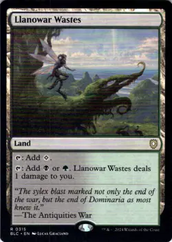 MTG Llanowar Wastes (315) | NM | Commander: Bloomburrow {BLC} - Image 1