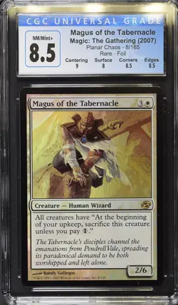 MAGUS OF THE TABERNACLE Planar Chaos Foil Rare CGC 8.5 MTG [Nostalgium] - Image 1