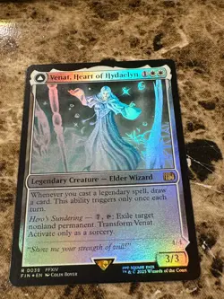VENAT, HEART OF HYDAELYN Magic MTG Final Fantasy Foil - Image 1