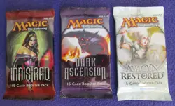 MTG: Magic the Gathering Innistrad Block Booster Packs - Lot of 3 Sealed Packs - Image 1