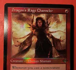 MTG, MAGIC: DRAGON'S RAGE CHANNELER, MH2, NM, UNCOMMON, FOIL FINISH, RETRO FRAME - Image 2