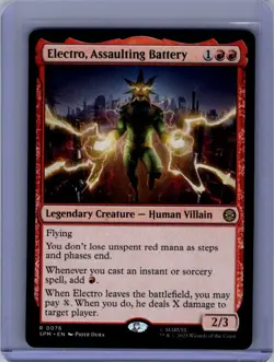 Electro, Assaulting Battery R Marvel's Spider-Man 76 NM - Image 1
