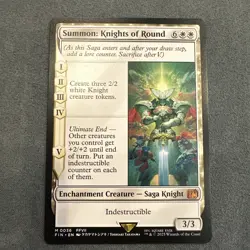 Summon: Knights of Round - #0036 Final Fantasy MTG NM/M - Image 1