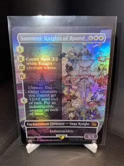 Summon: Knights of Round (Borderless) Final Fantasy Foil - Image 1