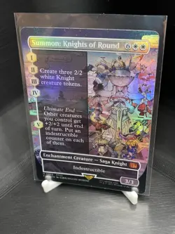 Summon: Knights of Round (Borderless) Final Fantasy Foil - Image 3