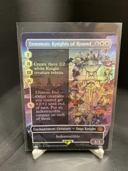 Summon: Knights of Round (Borderless) Final Fantasy Foil - Image 5