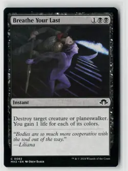 MTG Modern Horizons 3 Breathe Your Last x4 NM Common - Image 1