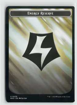 MTG Modern Horizons 3 Clue // Energy Reserve x1 NM Token - Image 2