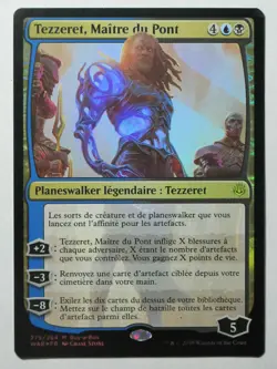 mtg magic tezzeret, master of the bridge FOIL FRENCH vf fr maitre du pont bab - Image 1