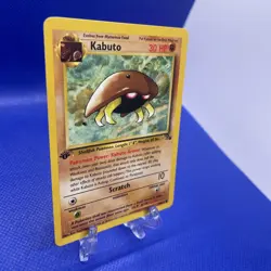 Kabuto - 50/62 1st Edition Common Fossil - NM Pokemon TCG clean never played - Image 2