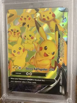 2021 POKEMON SWSH PROMO CELEBRATIONS COLLECTION #142 PIKACHU V-UNION PSA 10 - Image 3