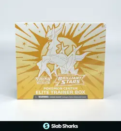 POKEMON CENTER TCG SWORD & SHIELD BRILLIANT STARS SEALED ELITE TRAINER BOX - Image 1