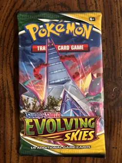 22.7g VERY HEAVY Evolving Skies Booster Pack Sword & Shield Pokemon New/Sealed - Image 2