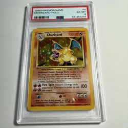 Pokemon TCG Charizard Base Set 4/102 Holo Rare Unlimited - Image 1