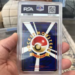 2000 Pokemon Japanese Neo 2 Charizard Promo-Reverse Foil No. 006 PSA 8 NM - Image 3