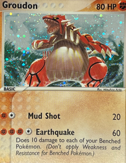 Groudon 102/101 Pokemon 2004 EX Hidden Legends-Secret Rare Holo -NM+ - Image 2