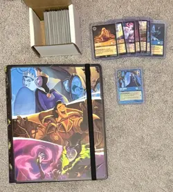 Disney Lorcana The First Chapter Complete Set 204/204 With Binder and Promo Card - Image 1