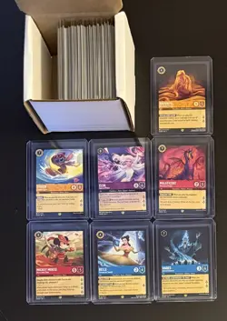 Disney Lorcana The First Chapter Complete Set 204/204 With Binder and Promo Card - Image 2