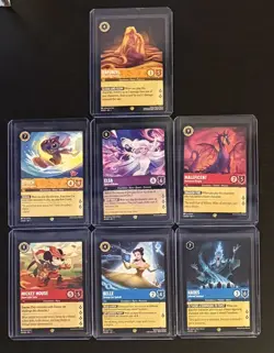 Disney Lorcana The First Chapter Complete Set 204/204 With Binder and Promo Card - Image 3