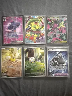 Pokemon phantasmal flames full Art lot (6) Illustration Rare cards - Image 1