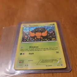 Pokemon TCG Dwebble McDonald's Promos Holo Card 3/12 2012 - Image 2