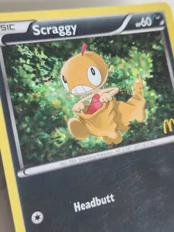 Scraggy - 10/12 Promo McDonald's Promos 2012 010/012 Lp Vintage Pokemon Tcg Card - Image 2
