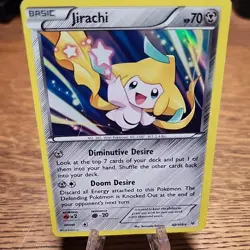 Jirachi 42/108 Reverse Holo Rare Pokemon Card XY Roaring Skies - Image 1