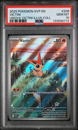 Victini 208 Sv: Scarlet & Violet Promo Cards Holo PSA 10 - Image 1
