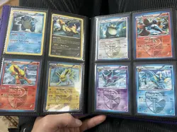 160 CARDS FIRE LOT - Pokemon Binder Collection - XY, WoTC, Delta Species - Image 1