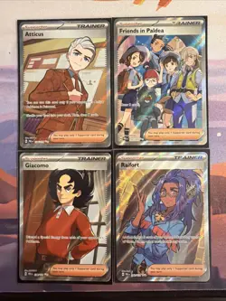 Pokemon Prismatic Evolutions (4) Card Lot - 134/131, 137/131, 138/131, 142/131 - Image 1
